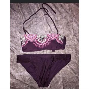 Purple bohemian swimsuit